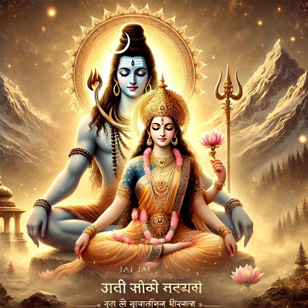 jai jai girivarraj kishori-shiv parvati