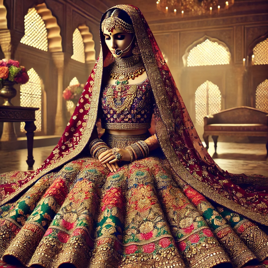 Regal and Vintage Bridal Lehengas-happylifeblogs wedding zone